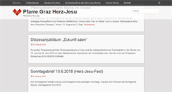 Desktop Screenshot of graz-herz-jesu.at